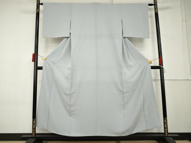 平和屋着物●上質な色無地　淡藤色　正絹　逸品　AABM2138cs