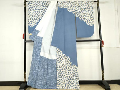 平和屋着物●訪問着　桜　正絹　逸品　AABM2146cs