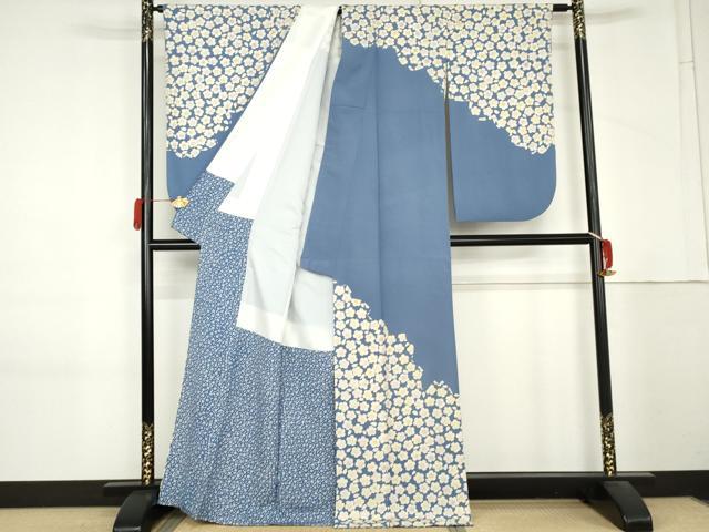 平和屋着物●訪問着　桜　正絹　逸品　AABM2146cs