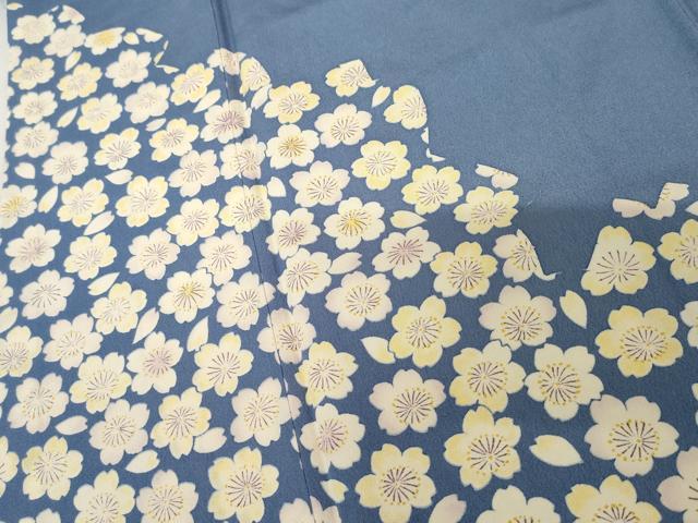 平和屋着物●訪問着　桜　正絹　逸品　AABM2146cs