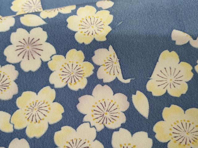 平和屋着物●訪問着　桜　正絹　逸品　AABM2146cs