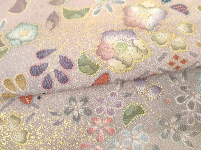 平和屋着物●上質な小紋　辻が花　暈し染め　金彩　正絹　逸品　未使用　AABM2150cs