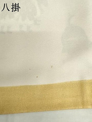 平和屋着物●訪問着　人物風景文　金彩　正絹　逸品　AABM2154cs