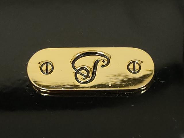 平和屋本店▼ファッション小物　Paolotti　パオロッティ　ハンドバッグ　バニティバッグ　ブラック×ゴールド　逸品　AABM2162ay