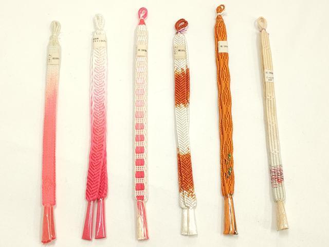 平和屋着物▼和装小物　羽織紐まとめて20点　銀糸　暈し　逸品　未使用　AABM2180ay