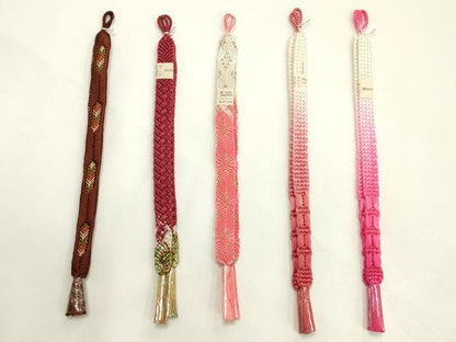 平和屋着物▼和装小物　羽織紐まとめて20点　金糸　暈し　伊勢丹扱い　逸品　未使用　AABM2181ay
