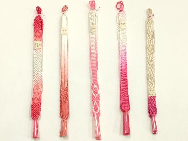 平和屋着物▼和装小物　羽織紐まとめて20点　夏物　金銀糸　暈し　逸品　未使用　AABM2182ay