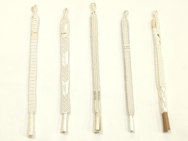 平和屋着物▼和装小物　羽織紐まとめて20点　夏物　金銀糸　暈し　逸品　未使用　AABM2182ay