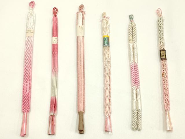 平和屋着物▼和装小物　羽織紐まとめて20点　夏物　金糸　暈し　逸品　未使用　AABM2187ay