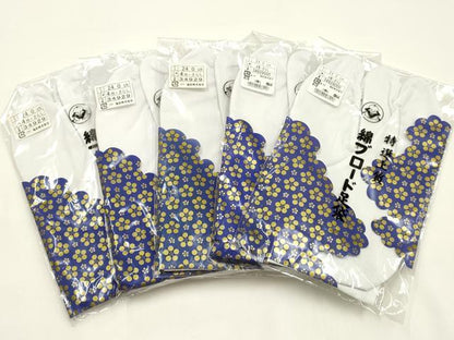 平和屋着物▼和装小物　足袋　まとめて5点　福助　白　4枚コハゼ　24.0cm　逸品　未使用　AABM2190ay