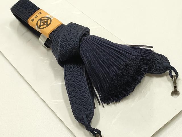 平和屋着物▼男性　和装小物　羽織紐3点　夏物　緑・紺・白色系　撚り房　京ぜんび　松坂屋扱い　逸品　全て未使用　AABM2206ay