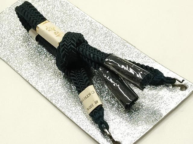平和屋着物▼男性　和装小物　羽織紐3点　夏物　緑・紺・白色系　撚り房　京ぜんび　松坂屋扱い　逸品　全て未使用　AABM2206ay
