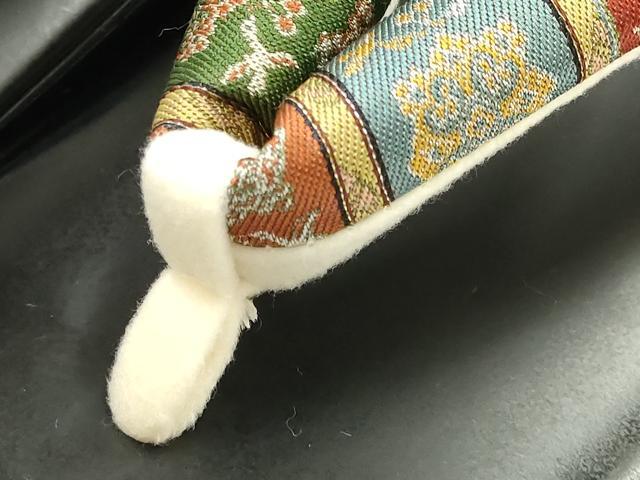 平和屋着物●和装小物　和装草履　紗織　鼻緒:龍村裂　金銀糸　逸品　AABM2224ay
