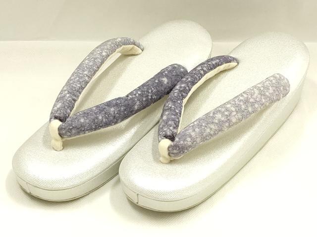 平和屋着物●和装小物　和装草履　鼻緒:たたき染め　逸品　AABM2225ay
