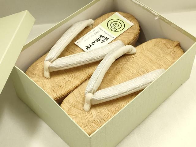 平和屋着物●和装小物　下駄　畳表　銀座 やまと屋　逸品　AABM2234ay