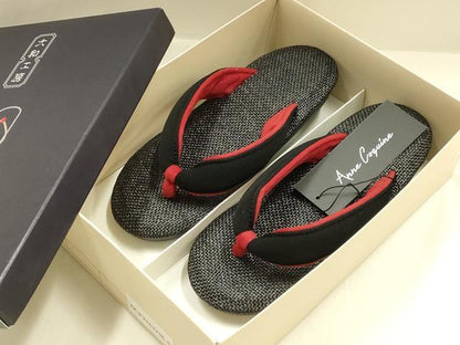 平和屋着物●和装小物　和装草履　Anne Coquine　網代　大和工房　Sサイズ　逸品　未使用　AABM2235ay