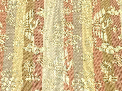 平和屋着物●和装小物　和装バッグ　ハンドバッグ　トートバッグ　花鳥文　金糸　逸品　AABM2254ay