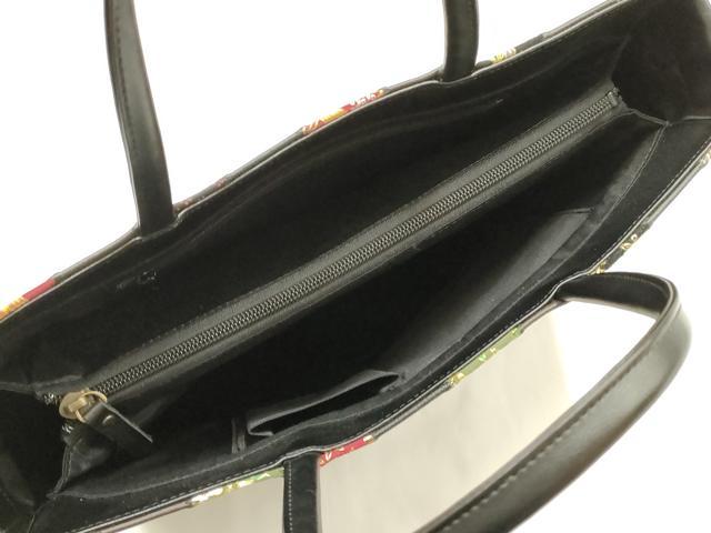 平和屋着物●和装小物　和装バッグ　ハンドバッグ　トートバッグ　印傳　花　鳥　金彩　逸品　AABM2257ay