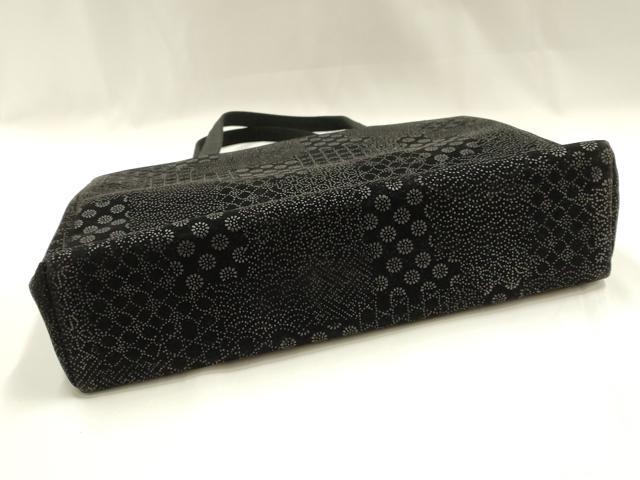 平和屋着物▼和装小物　和装バッグ　ハンドバッグ　トートバッグ　印傳　吉祥花文　逸品　AABM2259ay