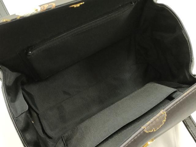 平和屋着物●和装小物　和装バッグ　ハンドバッグ　吉祥花文　瓢箪　雪輪　金糸　帯地使用　マグネット式　逸品　AABM2260ay