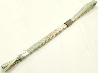 平和屋着物●和装小物　帯締め・帯揚げセット　高麗組　花丸文　金糸　逸品　未使用品あり　AABM2272ay