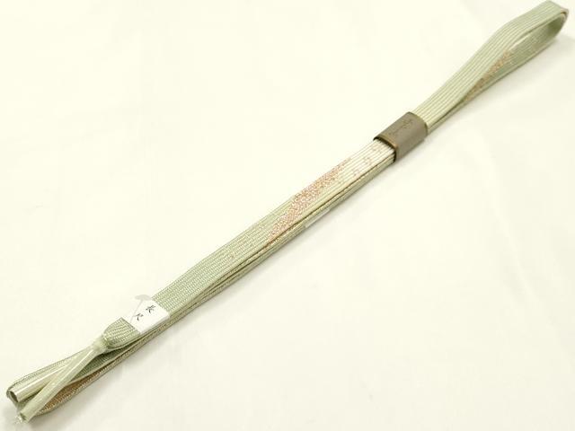 平和屋着物●和装小物　帯締め・帯揚げセット　高麗組　花丸文　金糸　逸品　未使用品あり　AABM2272ay