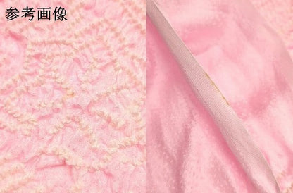 平和屋着物●和装小物　帯締め・帯揚げセット　平組　柄絞り　花柄　逸品　未使用品あり　AABM2283ay
