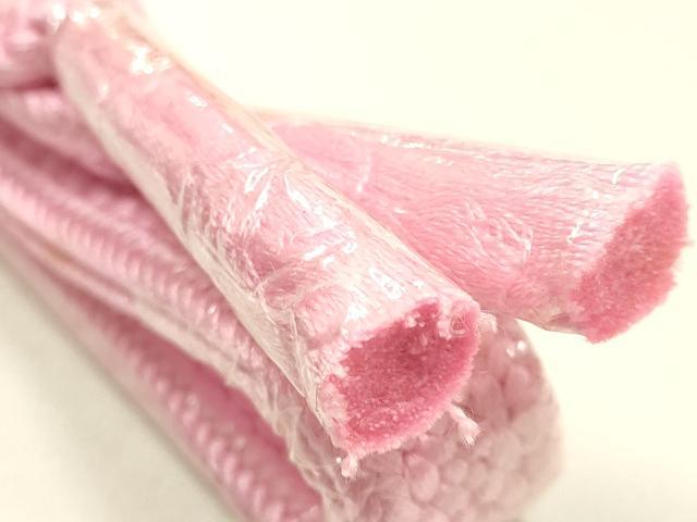 平和屋着物●和装小物　帯締め・帯揚げセット　平組　柄絞り　花柄　逸品　未使用品あり　AABM2283ay