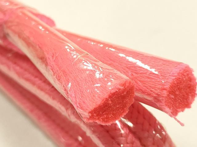平和屋着物●和装小物　帯締め・帯揚げセット　平組　柄絞り　花柄　あい美苑扱い　逸品　未使用品あり　AABM2284ay