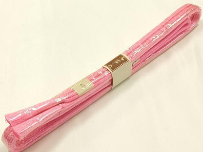 平和屋着物●和装小物　帯締め・帯揚げセット　平組　柄絞り　花柄　あい美苑扱い　逸品　未使用　AABM2285ay