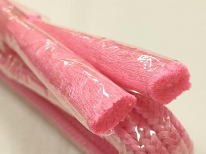 平和屋着物●和装小物　帯締め・帯揚げセット　平組　柄絞り　花柄　あい美苑扱い　逸品　未使用　AABM2285ay