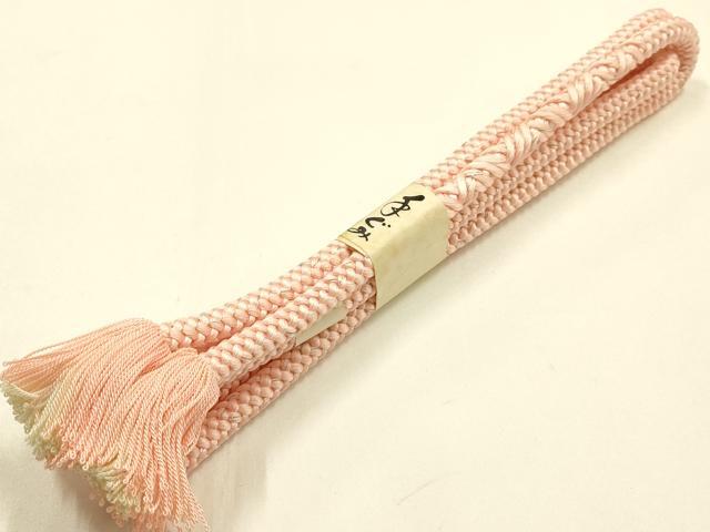 平和屋着物●和装小物　帯締め・帯揚げセット　丸組　撚り房　柄絞り　花柄　菊　逸品　未使用品あり　AABM2302ay