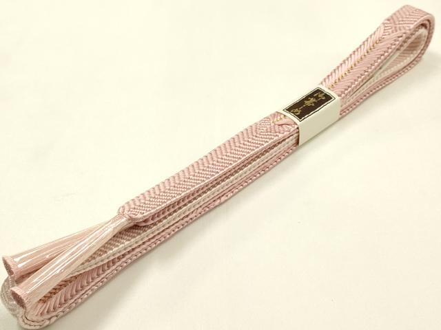 平和屋着物●和装小物　帯締め・帯揚げセット　笹浪組　辻が花　金糸　暈し染め　正絹　逸品　未使用　AABM2304ay