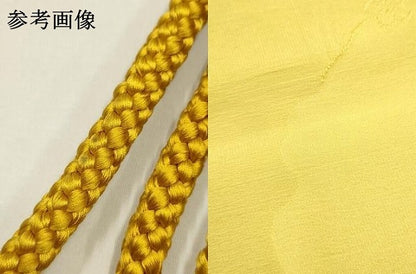 平和屋本店●和装小物　帯締め・帯揚げセット　丸組　辻が花　金銀彩　暈し染め　正絹　逸品　未使用　AABM2315ay