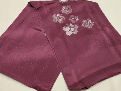 平和屋本店●和装小物　帯締め・帯揚げセット　高麗組　舞花文　唐草　金銀糸　正絹　逸品　未使用　AABM2353ay
