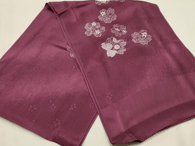 平和屋本店●和装小物　帯締め・帯揚げセット　高麗組　舞花文　唐草　金銀糸　正絹　逸品　未使用　AABM2353ay