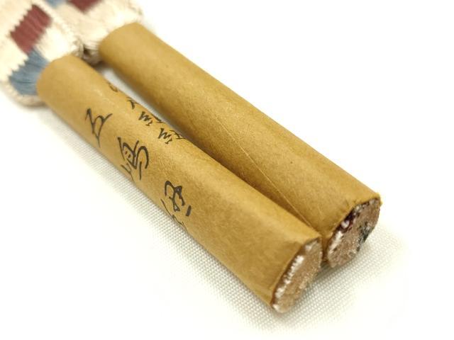 平和屋着物●和装小物　無形文化財　江戸組紐　五嶋紐　帯締め　平組　証紙付き　正絹　逸品　未使用　AABM2361ay