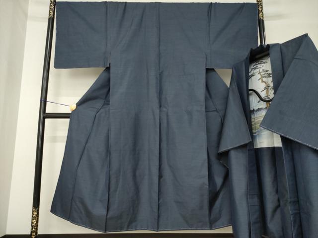 平和屋着物●男性　本場大島紬　アンサンブル　100亀甲　総詰め　正絹　逸品　AABM2403ck