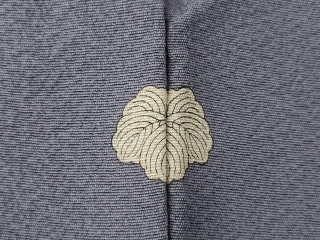 平和屋着物●本草木染作家　瑞鳳　色無地　葡萄鼠色　正絹　逸品　AABM2416ck