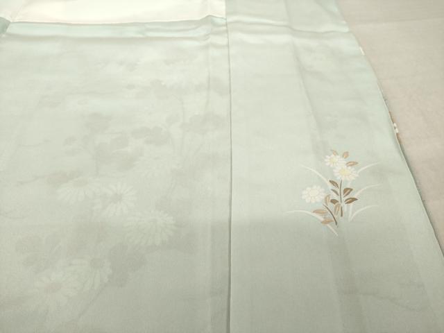平和屋着物●訪問着　枝花文　暈し染め　正絹　逸品　AABM2417ck