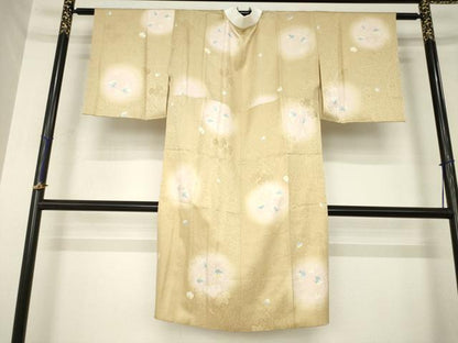 平和屋着物●長襦袢　無双仕立て　唐草文　暈し染め　やまと誂製　正絹　逸品　AABM2442ck