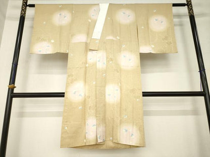 平和屋着物●長襦袢　無双仕立て　唐草文　暈し染め　やまと誂製　正絹　逸品　AABM2442ck