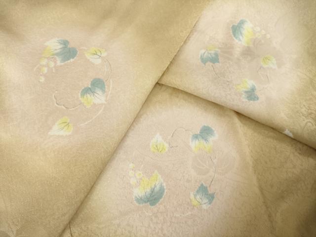平和屋着物●長襦袢　無双仕立て　唐草文　暈し染め　やまと誂製　正絹　逸品　AABM2442ck