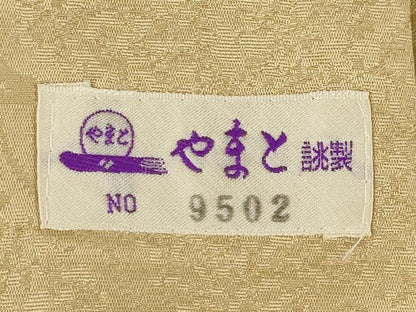 平和屋着物●長襦袢　無双仕立て　唐草文　暈し染め　やまと誂製　正絹　逸品　AABM2442ck