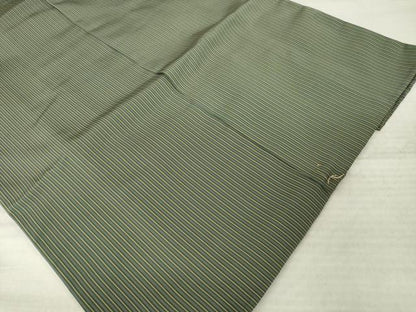 平和屋着物●男性　馬乗り袴　縞　正絹　逸品　AABM2490ck