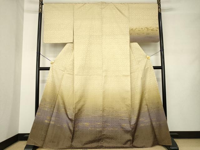 平和屋着物●創業280年　誉田屋源兵衛　訪問着　霞文　金彩　正絹　逸品　未使用　AABM2495ck