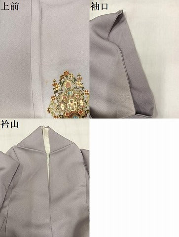 平和屋着物●訪問着　作家物　螺鈿　舞花文　暈し染め　金彩　正絹　逸品　AABM2521ph