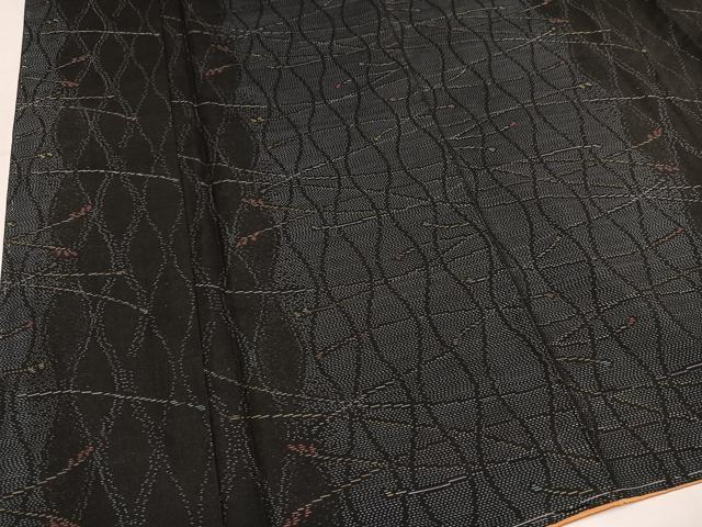 平和屋着物●本場大島紬　立涌文　正絹　逸品　AABM2534ph
