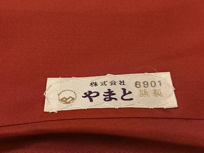 平和屋着物●本場大島紬　草花文　やまと誂製　正絹　逸品　AABM2538ph