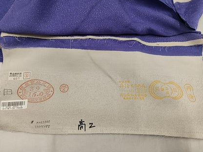 平和屋着物●豪華振袖　刺繍　花蝶文　暈し染め　金糸　金通し地　丹後ちりめん　仮絵羽　逸品　未使用　AABM2541ph